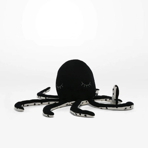 Kids Shaped Cushion - Octopus - White Spot - 30x50cm