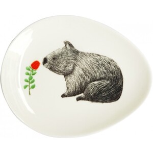 RT Wombat Trinket Dish Monochrome