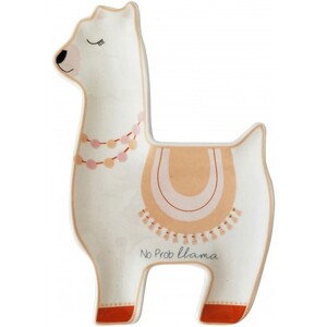 No Prob-llama Trinket Dish White 15cm