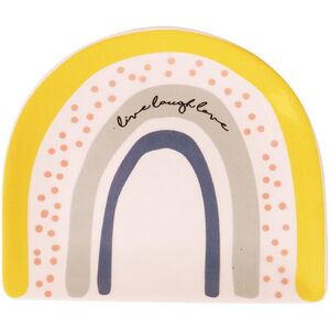 Live Laugh Love Rainbow Trinket Dish
