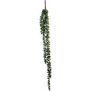 String of Pearls 5 Strand Vine Green 71cm