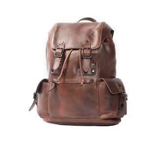 Leather backpack - Waitara (Tobacco)