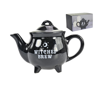 13X20CM BLACK WITCH BREW TEA POT (GIFT BOX)