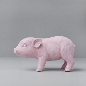 Pig money box - pink