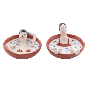Bath Time Trinket Plates 2 Asst Designs