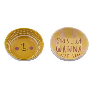 Sun Time Trinket Dish 2 Asst