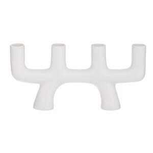 EM Cascade Candle Holder 27x5x13cm Whi - BULK ITEM