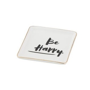 Happy Trinket Plates - Be Happy