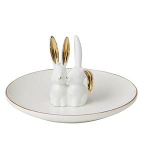 Bunny Friends Trinket Plate