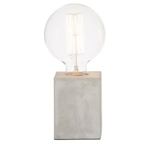 Rectangle - Django Table Lamp 9.5x12.5cm Cement