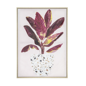 House Plant Wall Décor 52x3x72cm PinK