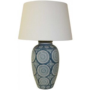 Lamp Blue Circles - BULK ITEM